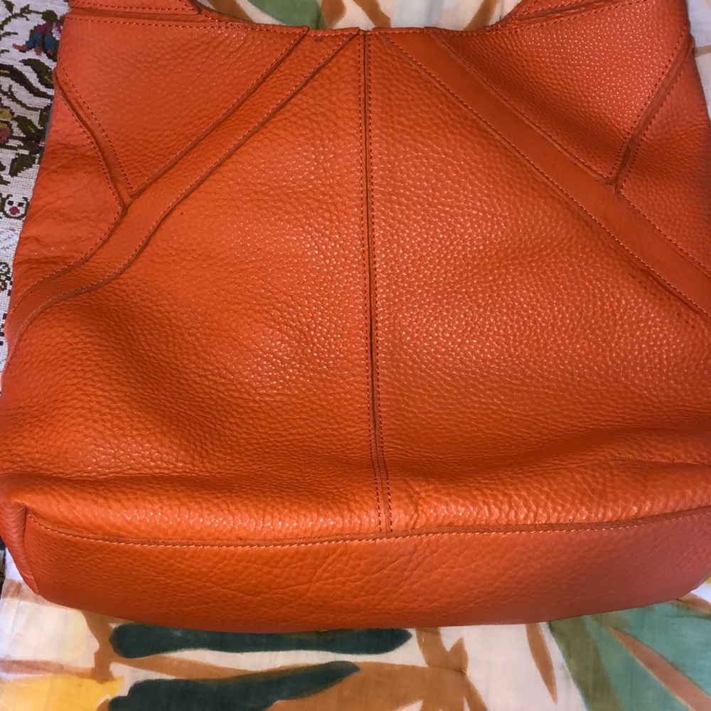⭐️ SUC! Designer Christopher Kon orange handbag